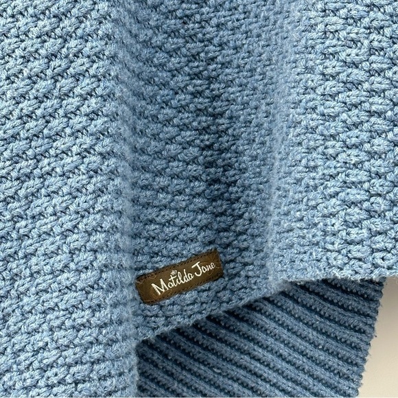 Matilda Jane Asymmetric Hem Convertible Cowl Neck Waterfall Cardigan Size Medium - Picture 7 of 11